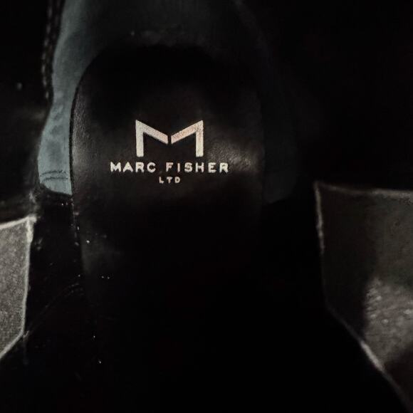 MARC FISHER VIVICA LEATHER POINTED TOE ANKLE BOOTS IN SNAKE PRINT NWOB SIZE 8.5M - Picture 12 of 13